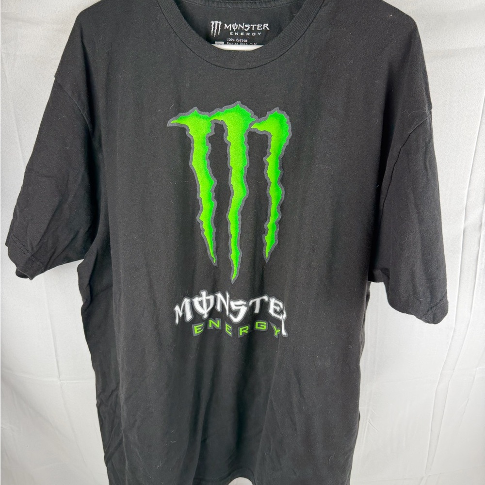 Monster Energy Black and Green Men's T-Shirt